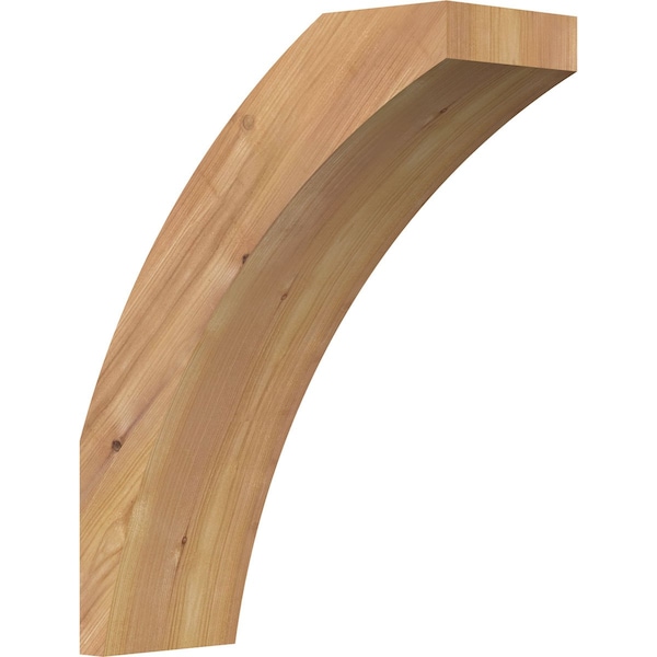 Ekena Millwork 5 1/2"W x 14"D x 18"H Thorton Smooth Knee Brace, Western Red Cedar BRC06X14X18THR00SWR - main